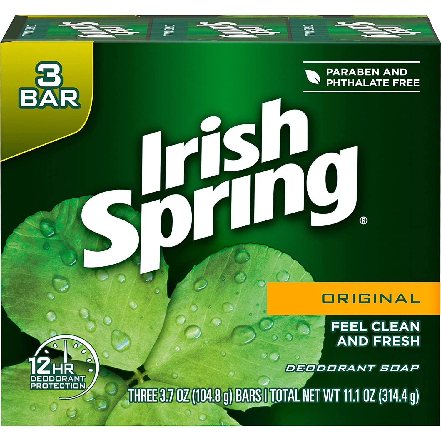 Irish Spring, Original Bar Soap 3 Count