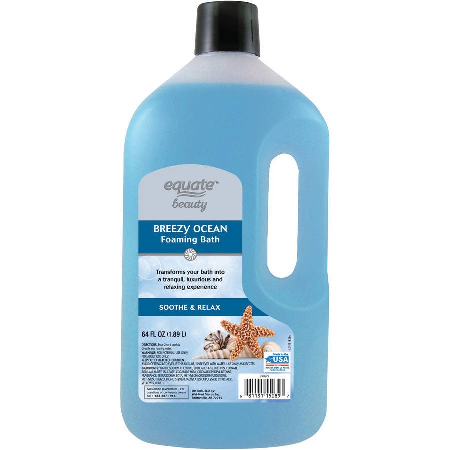 Equate Bubble Bath, Breezy Ocean