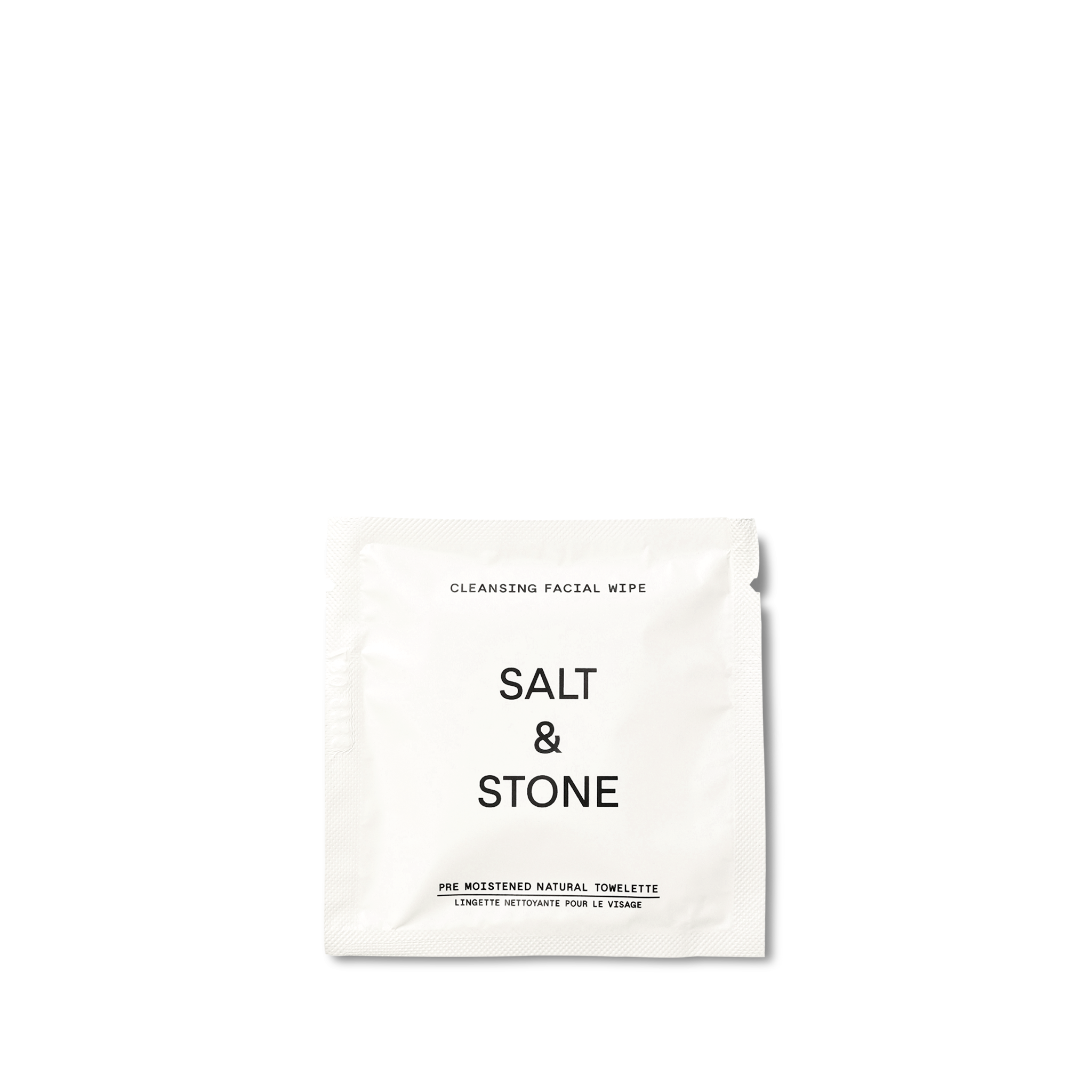 Salt & Stone Cleansing Facial Wipes - 20 Pack
