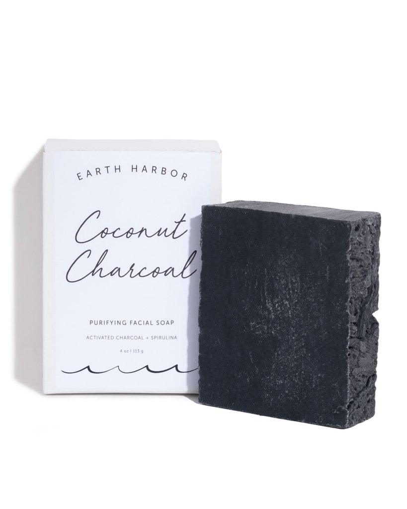 Earth Harbor Purifying Facial Soap, Coconut Charcoal
