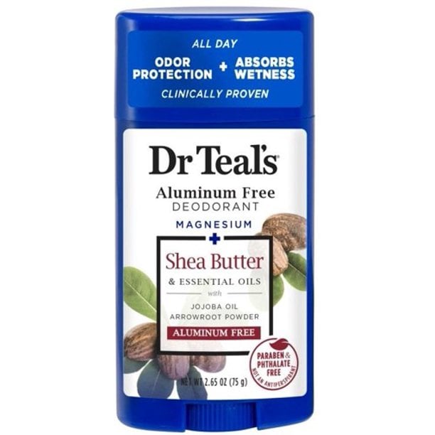 Dr Teal's Deodorant, Magnesium + Shea Butter & Essential Oils