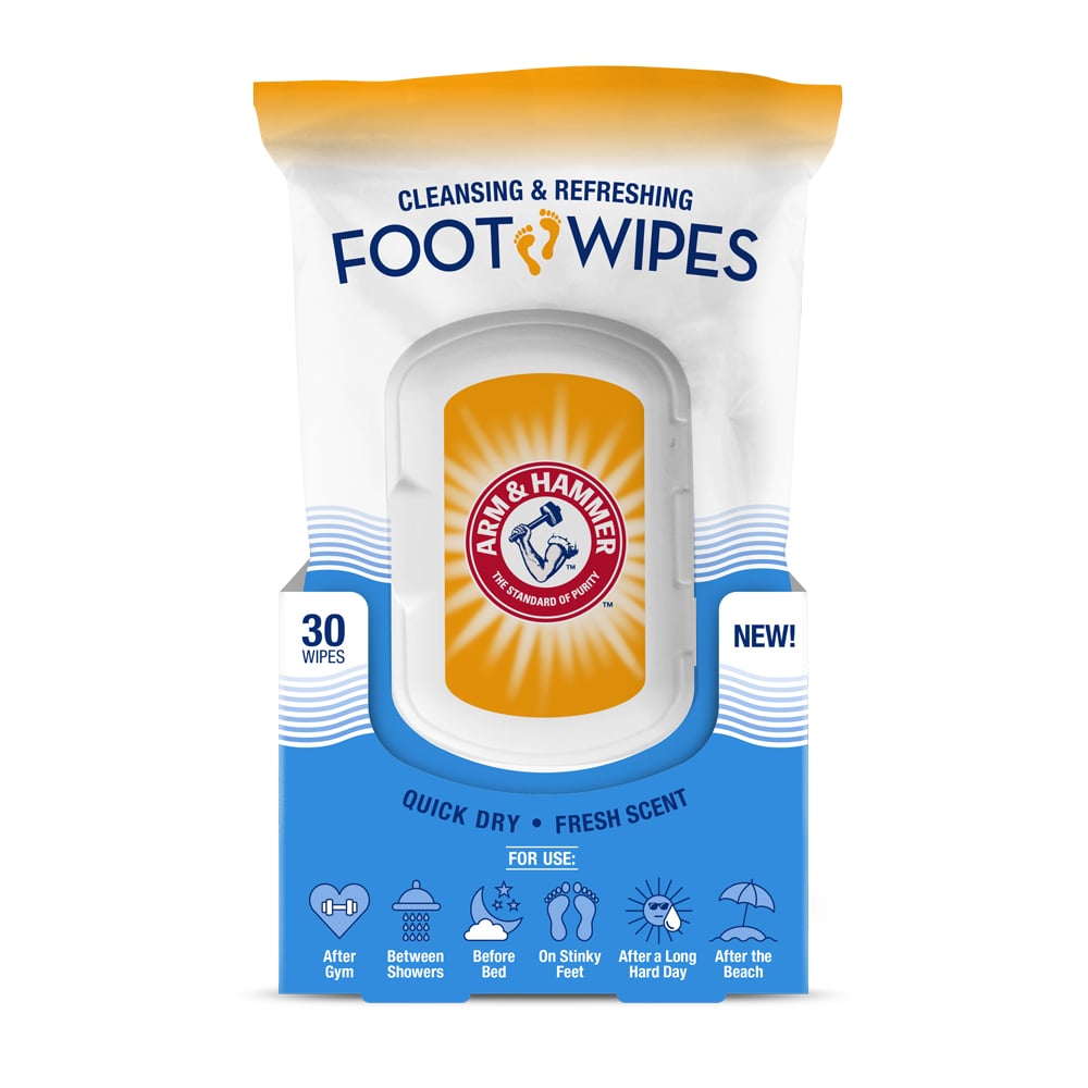 Arm & Hammer Cleansing & Refreshing Foot Wipes