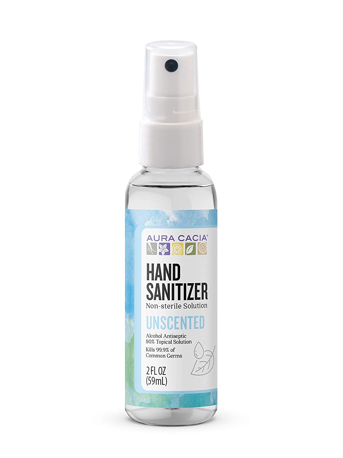 Aura Cacia Hand Sanitizer, Unscented