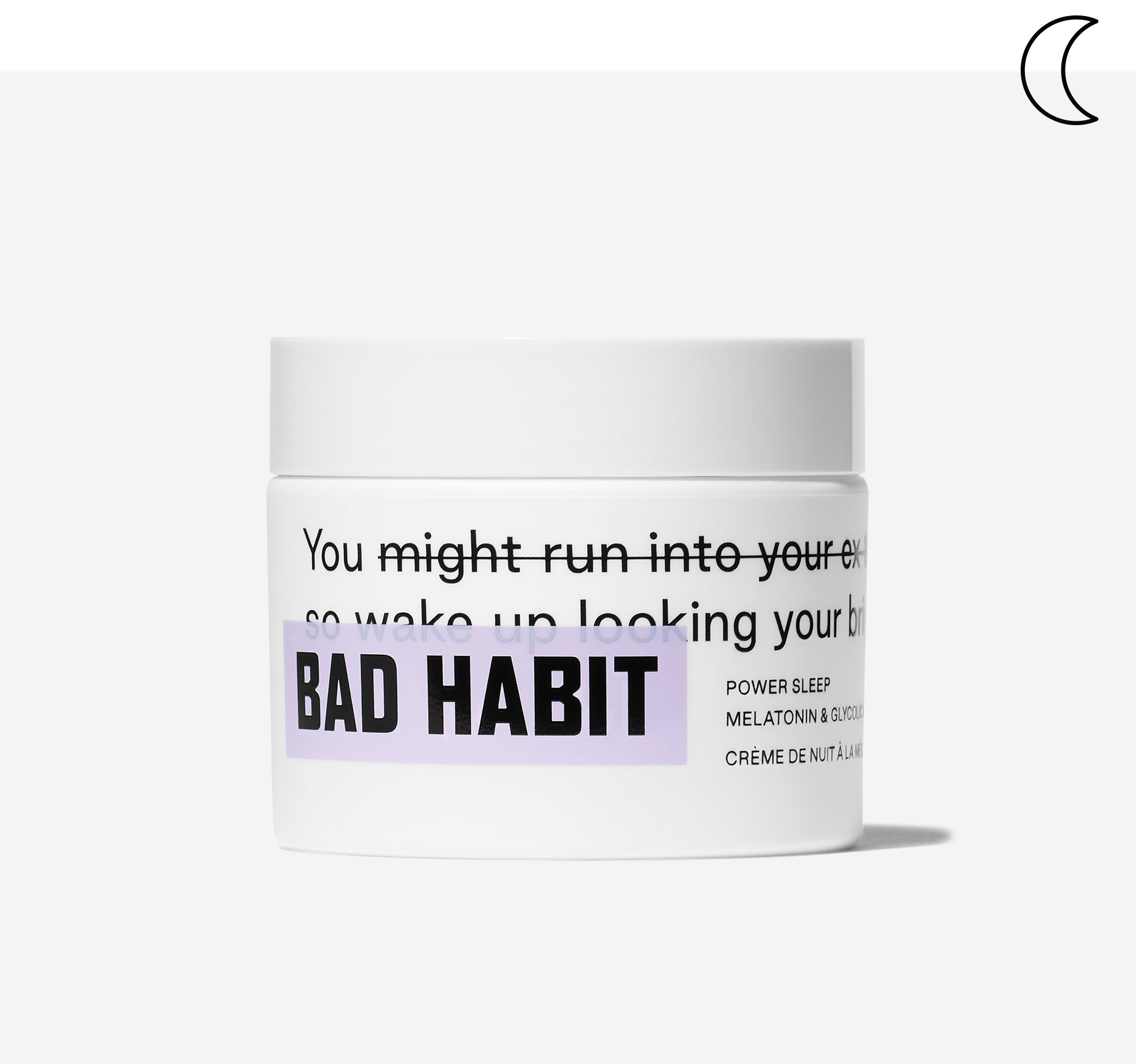 Bad Habit Power Sleep Melatonin & Glycolic Night Cream