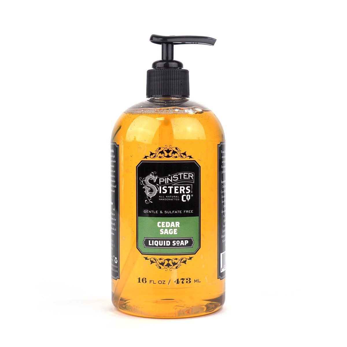Spinster Sisters Co. Liquid Soap, Cedar Sage