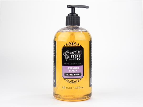 Spinster Sisters Co. Liquid Soap, Lavender Lemon