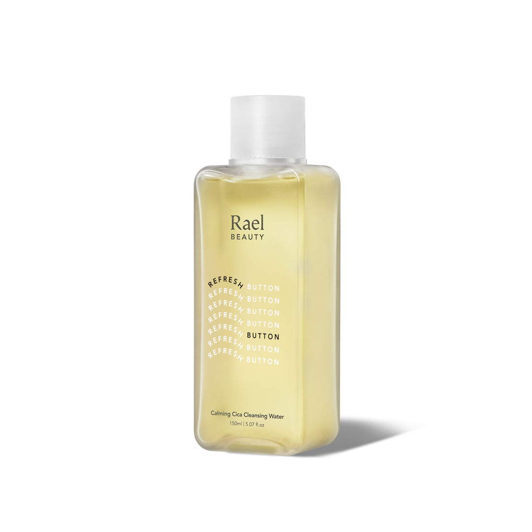 Rael Beauty Calming Cica Cleansing Water Refresh Button (2020 formulation)