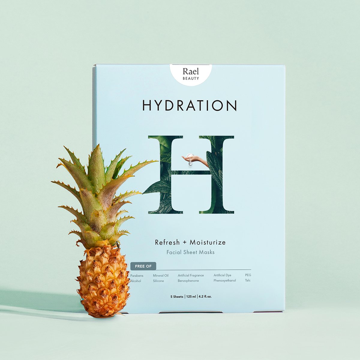 Rael Beauty Hydration Refresh + Moisturize Facial Sheet Masks (2020 formulation)