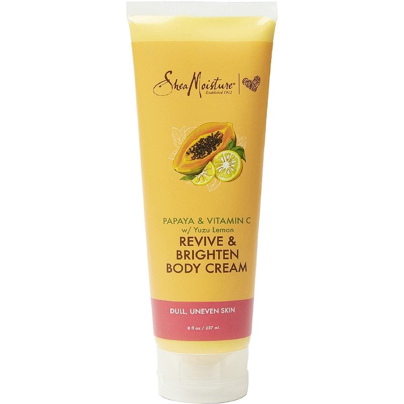 Shea Moisture Revive & Brighten Body Cream, Papaya & Vitamin C W/ Yuzu Lemon