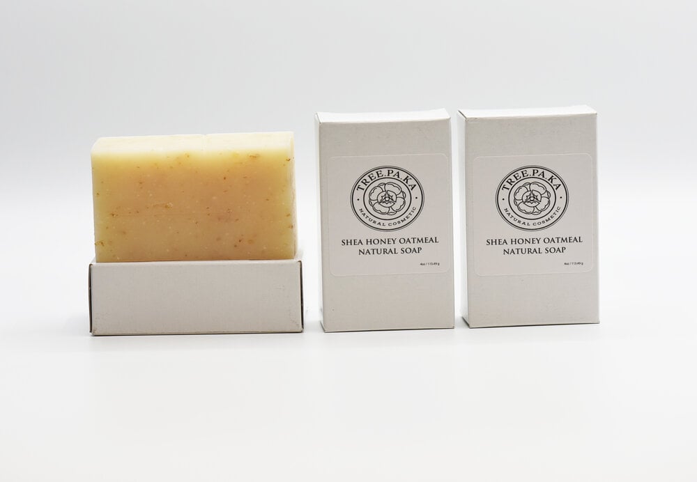 Tree Pa Ka Natural Shea Honey Oatmeal Soap