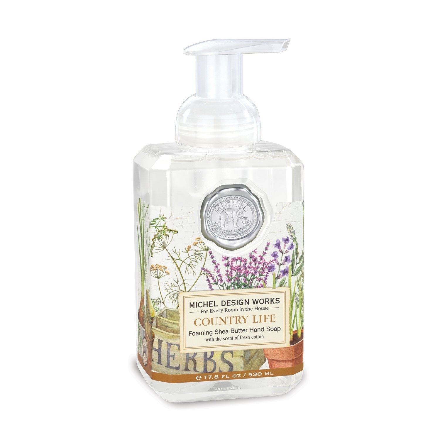 Michel Design Works Country Life Foaming Shea Butter Hand Soap Fresh Cotton