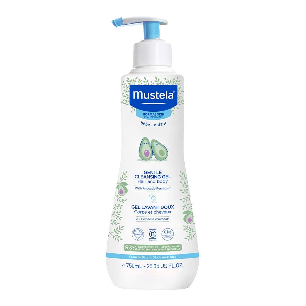 Mustela Hair and Body Gentle Cleansing Gel With Avocado