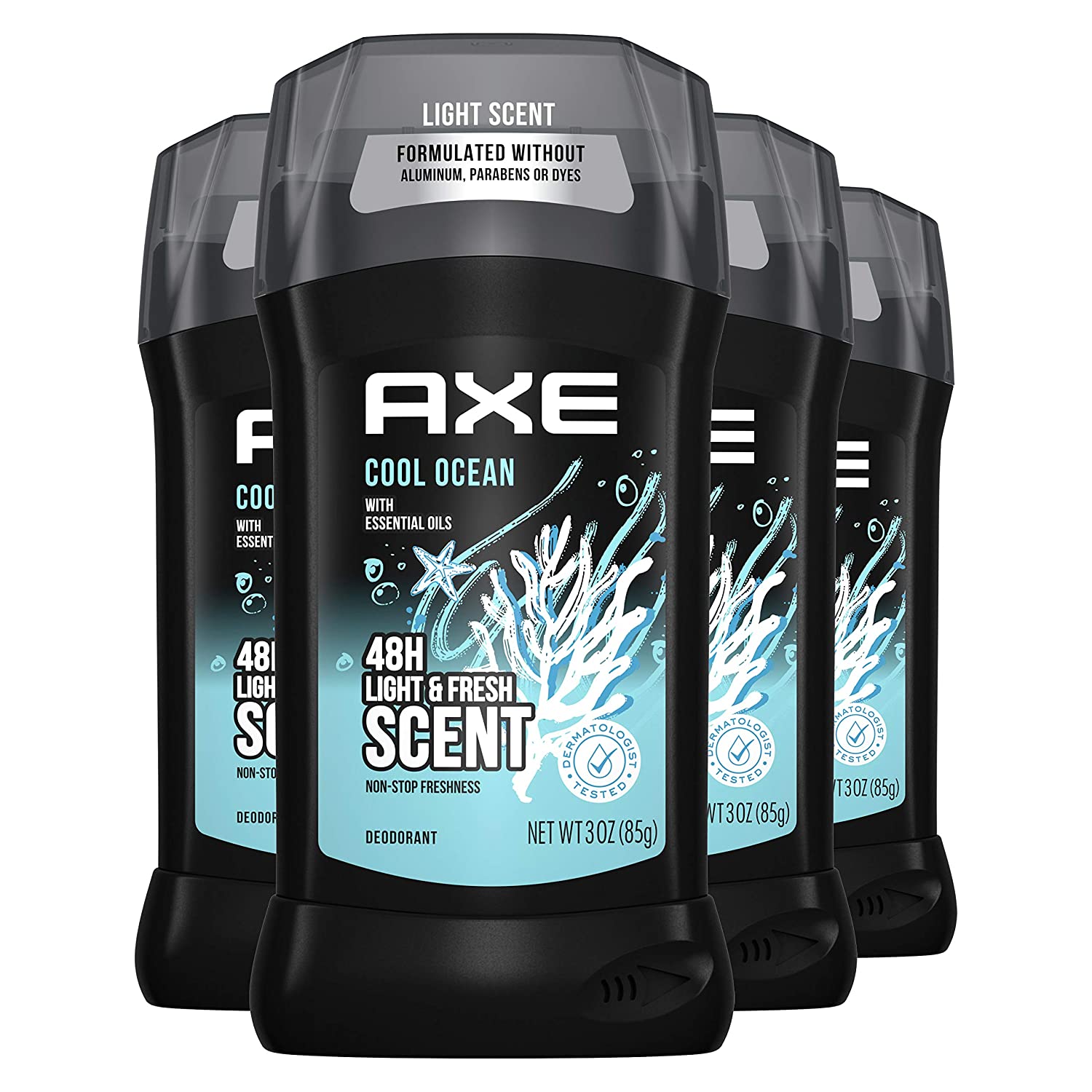 Axe 48 H Fresh With Essential Oils Deodorant, Cool Ocean