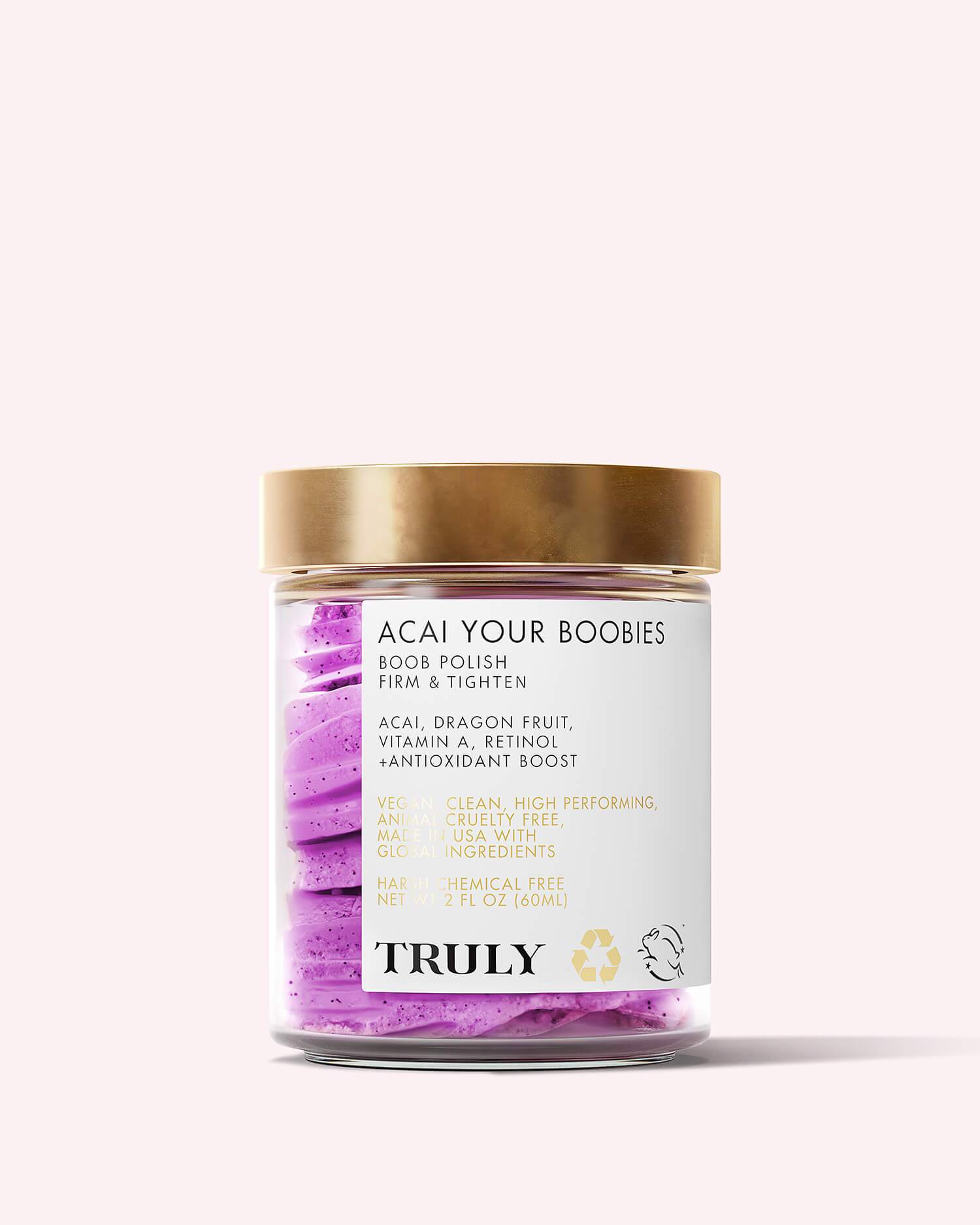 Truly Acai Your Boobies Boob Polish, Acai, Dragon Fruit