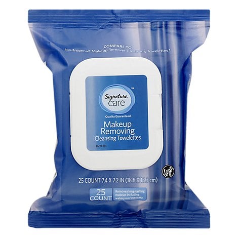 Signature Care Makeup Removing Cleansing Towelettes