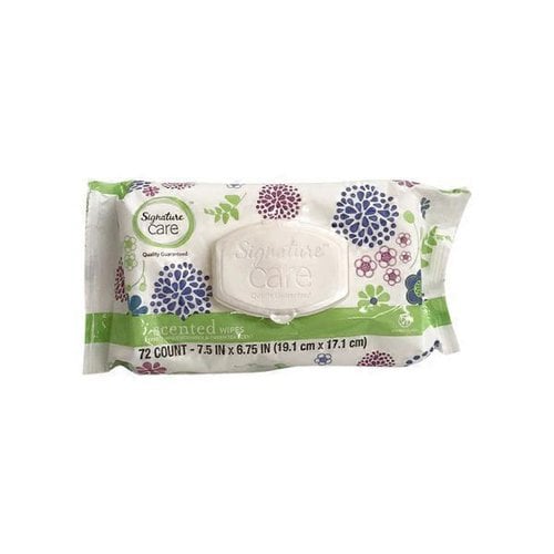 Signature Care Scented Wipes, cucumber & green tea