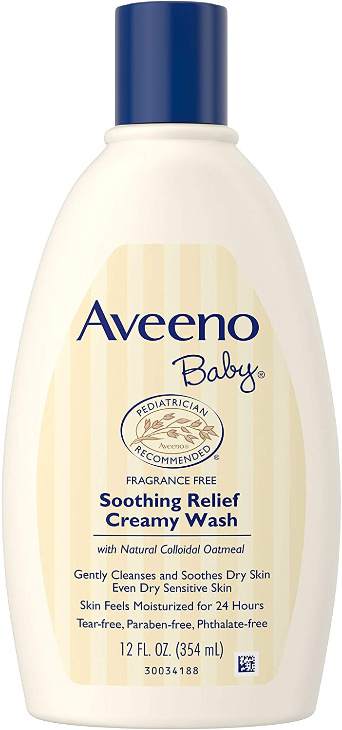 Aveeno Soothing Hydration Creamy Wash, Fragrance Free