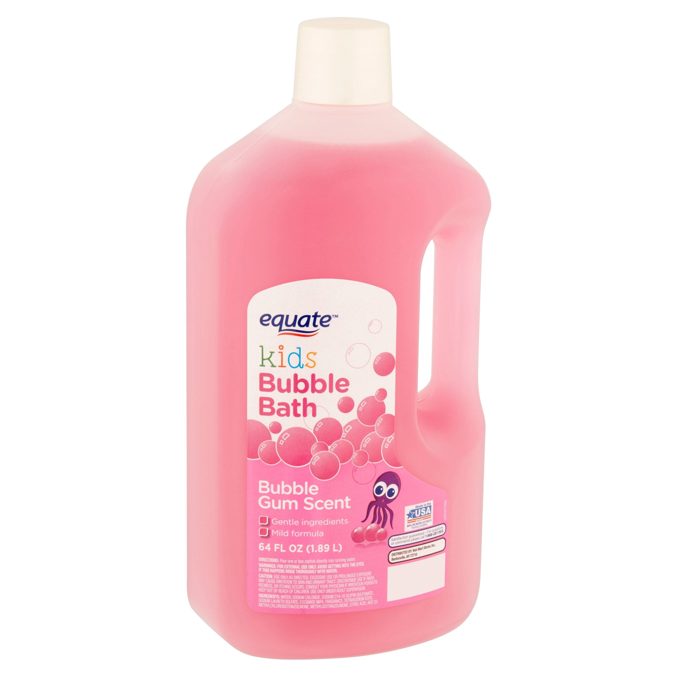 Equate Kids Bubble Bath, Bubblegum