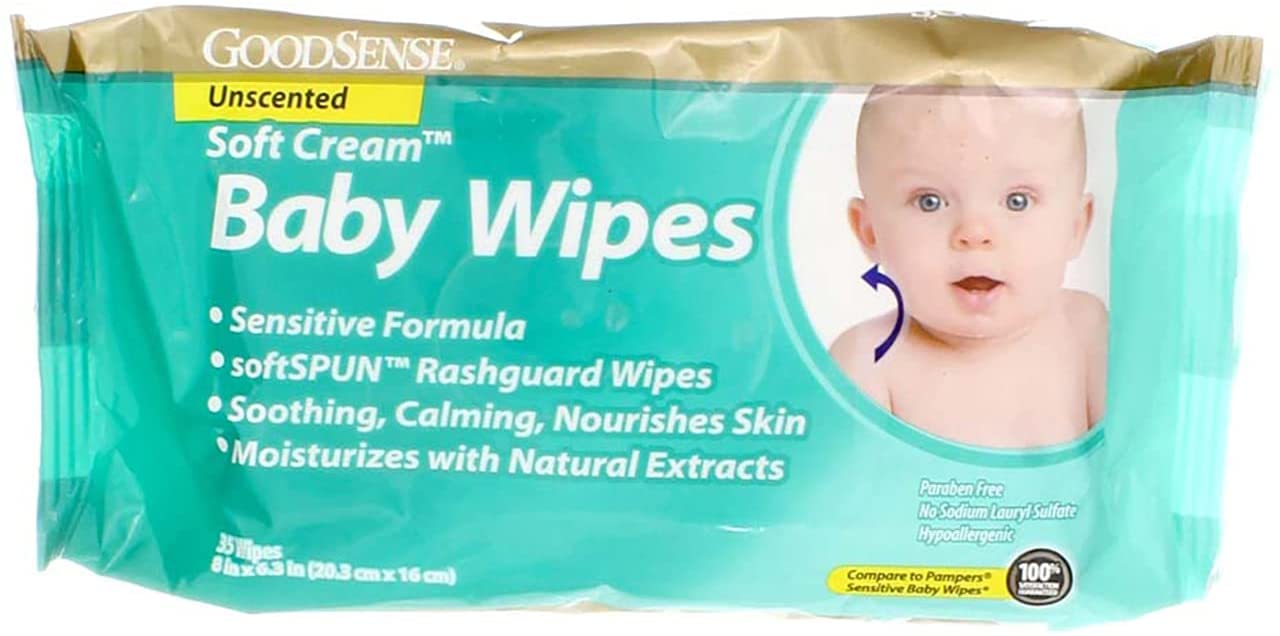 Good Sense Baby Wipes, Unscented