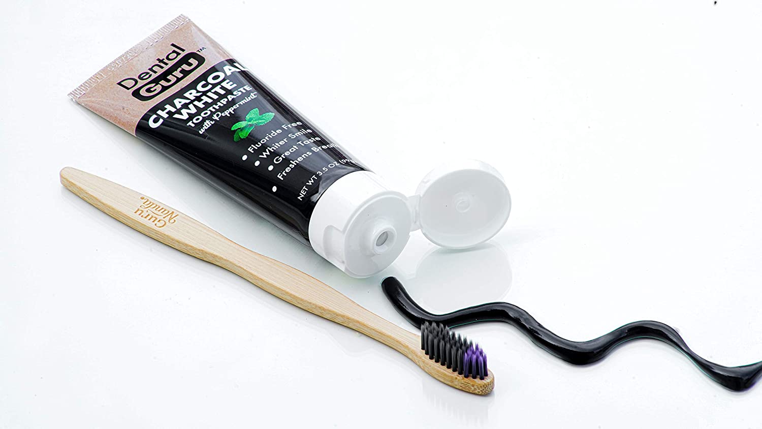 EWG Skin Deep® Dental Guru Charcoal White Toothpaste With Peppermint