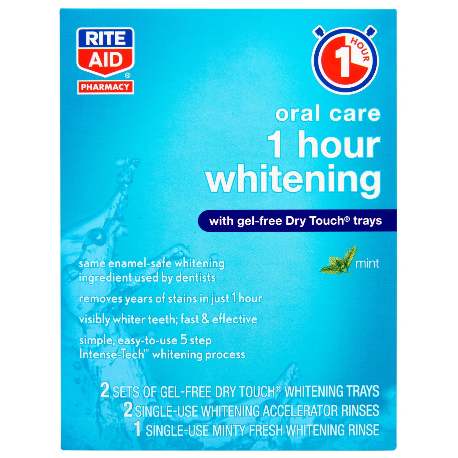 Rite Aid Intense 1 Hour Whitening Wraps, Minty Fresh