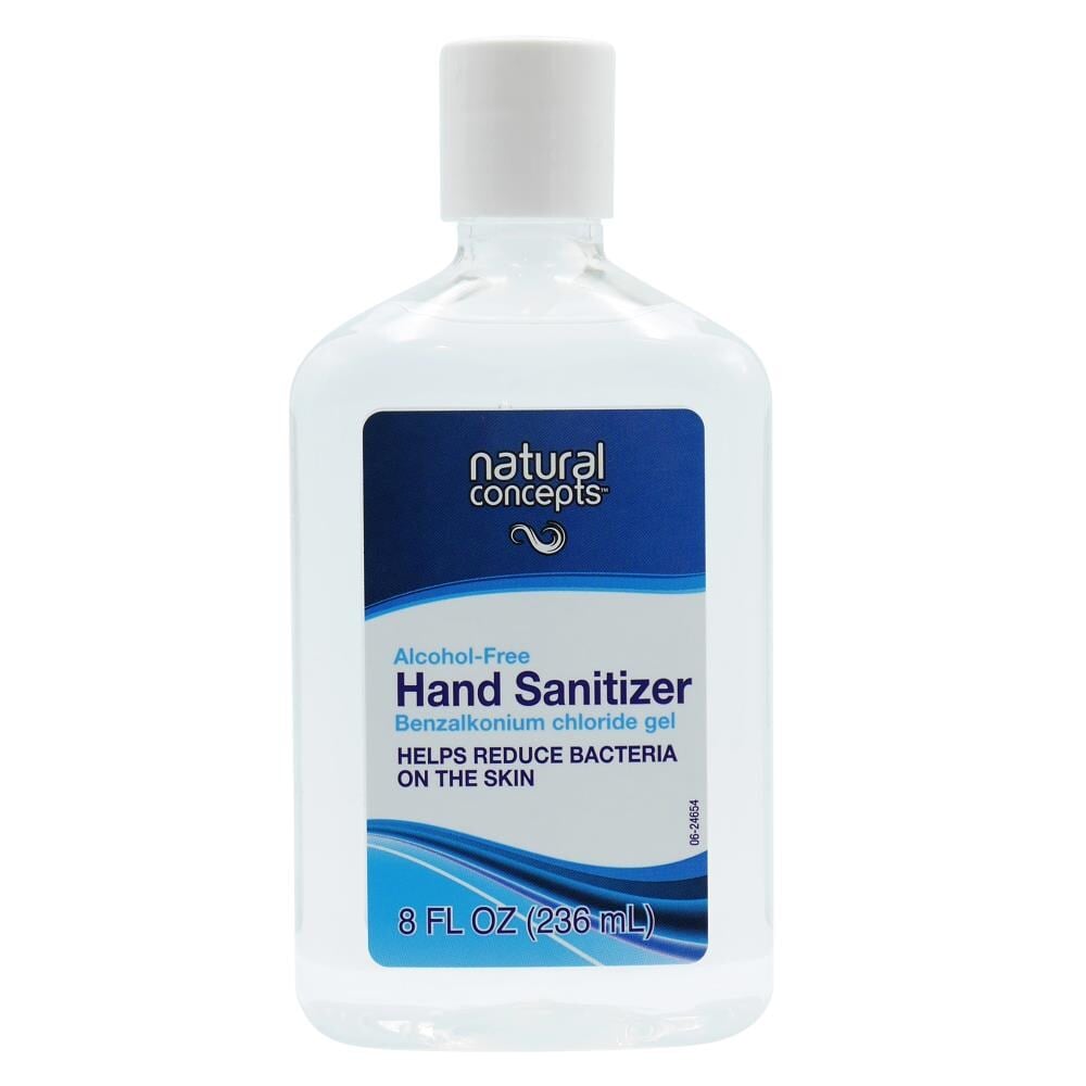 Natural Concepts Alcohol Free Hand Sanitizer, Benzalkonium Chloride Gel