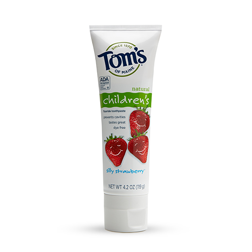Tom's of Maine, Children's Fluoride Toothpaste, Silly Strawberry