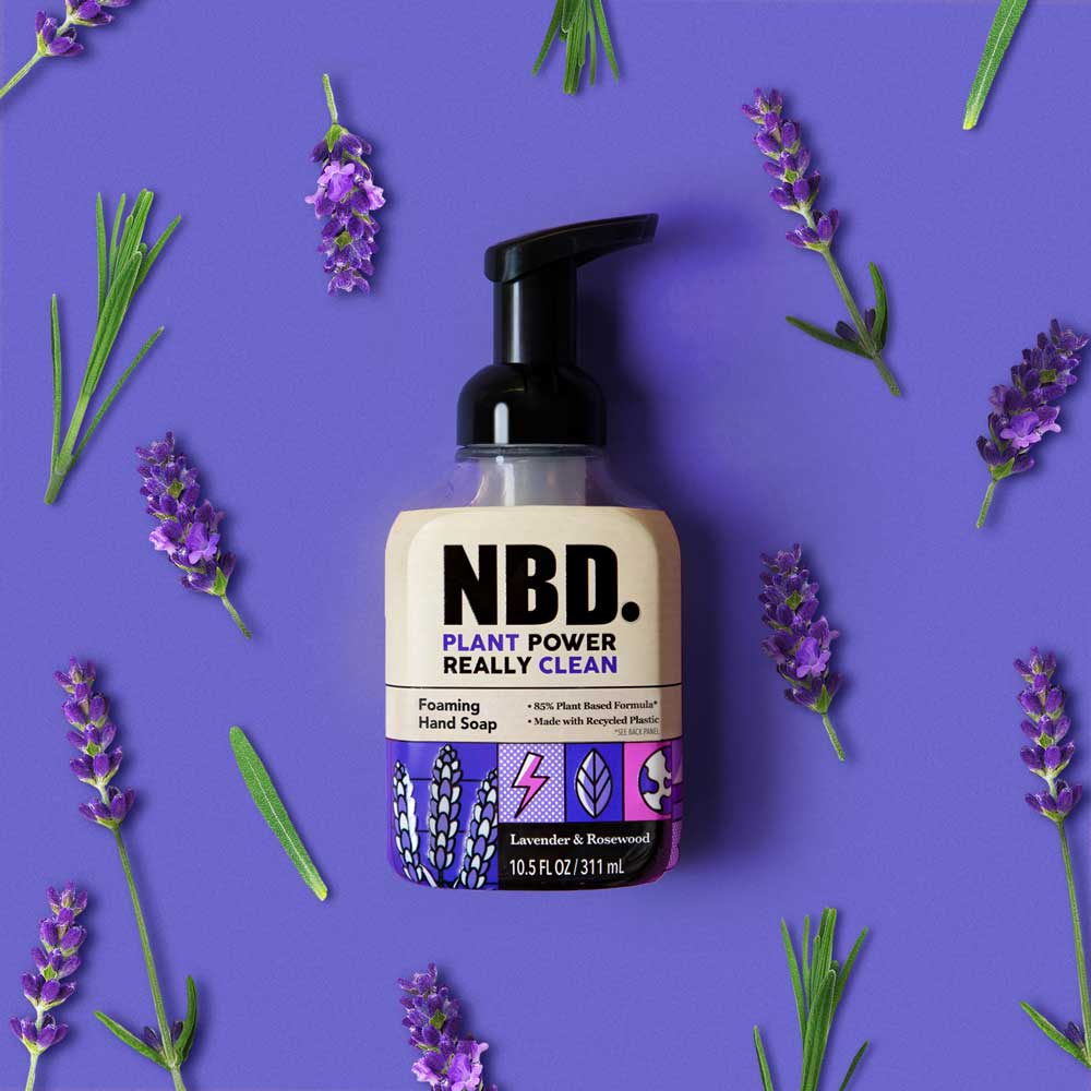 Nbd. Foaming Hand Soap Refill, Lavender & Rosewood