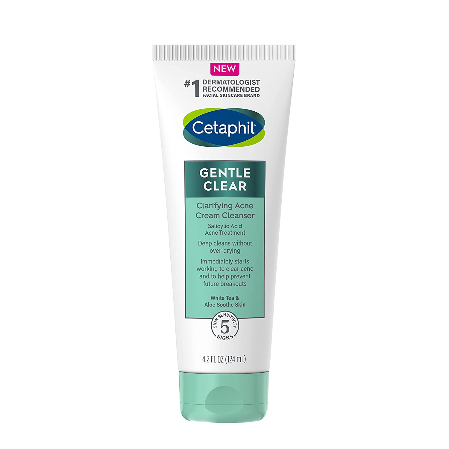 Cetaphil Gentle Clear Clarifying Acne Cream Cleanser with 2% Salicylic Acid