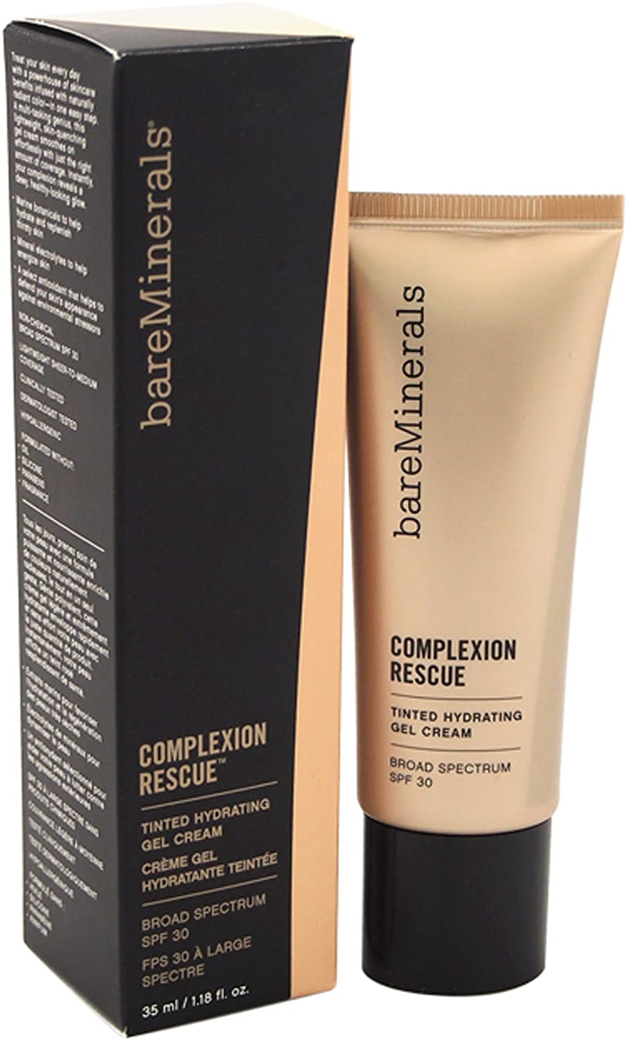 Bareminerals, Complexion Rescue, Broad Spectrum Spf 30, Tinted Hydrating Gel Cream, Vanilla 02