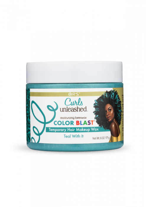 Ors, Curls Unleashed Color Blast Temporary Hair Makeup Wax, Teal with It