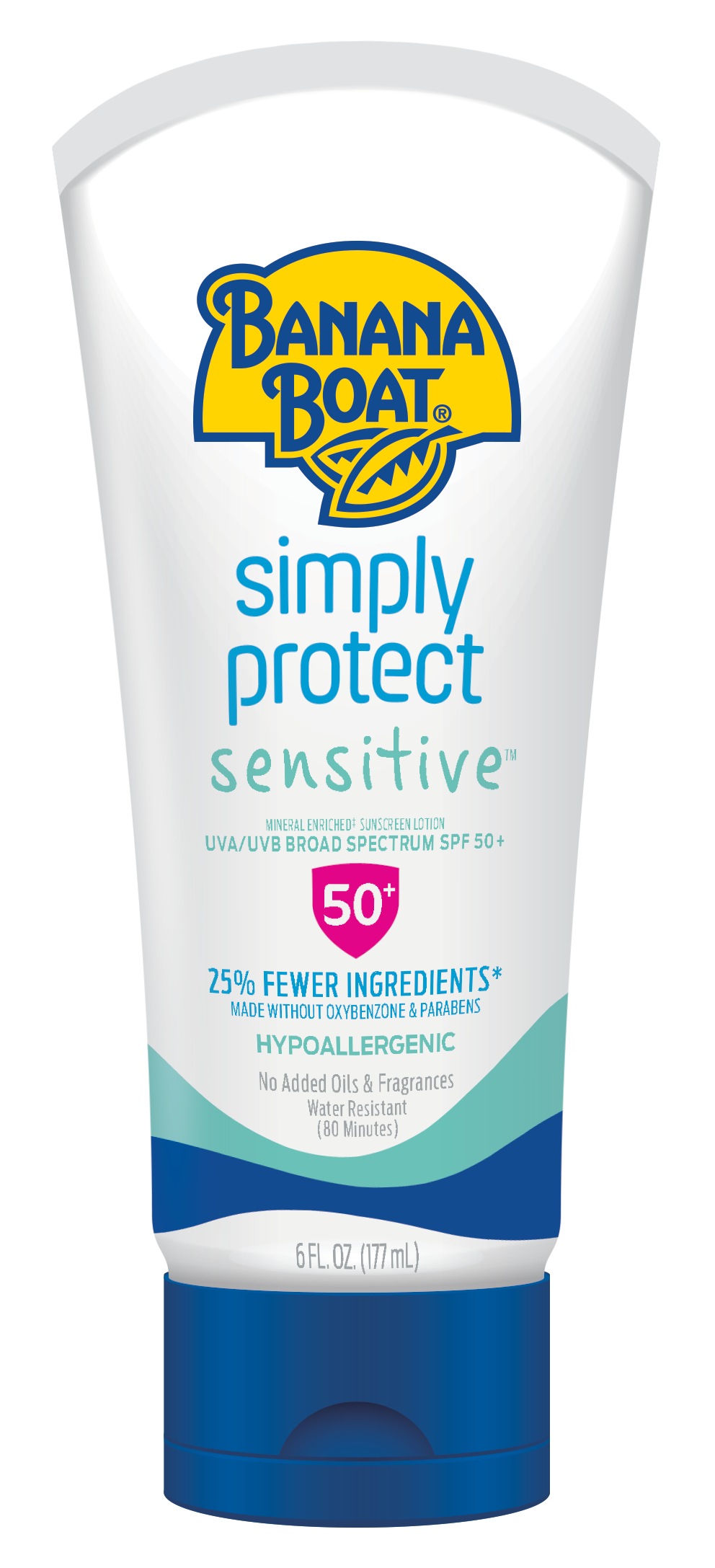 Banana Boat Sensitive Mineral Enriched Sunscreen Lotion, 50+