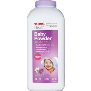 Cvs Health Baby Powder With Cornstarch, Lavender & Chamomile