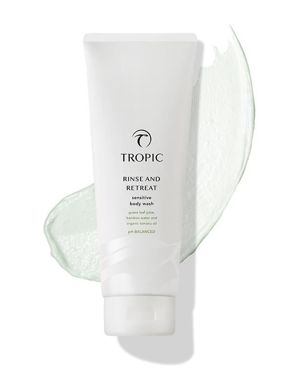 Tropic RINSE AND RETREAT sensitive body wash