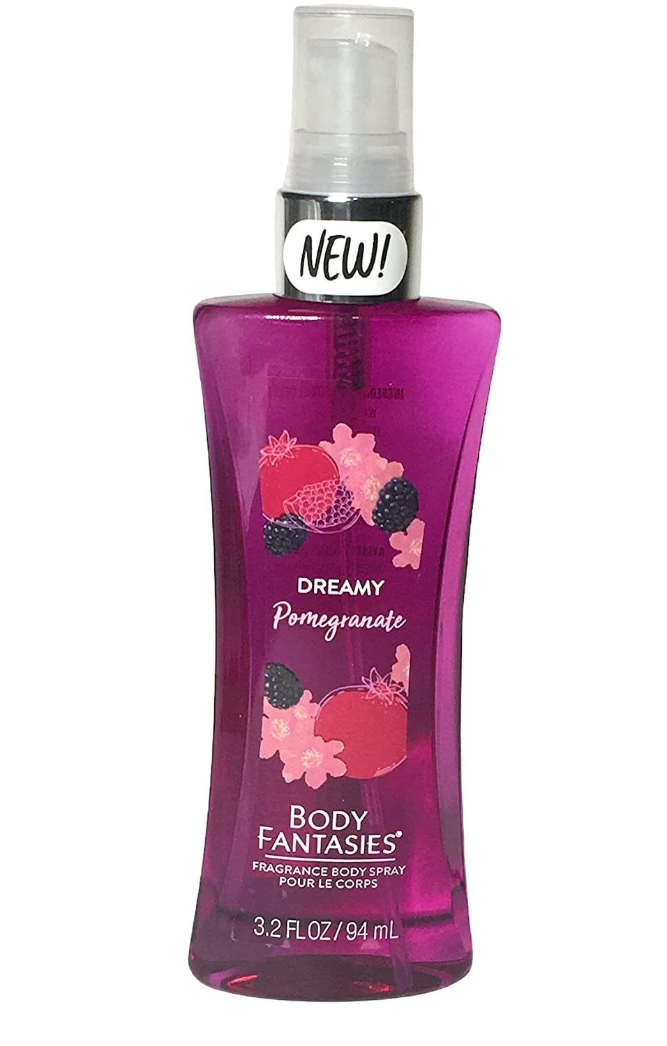 EWG Skin Deep®  Body Fantasies Fragrance Body Spray, Dreamy Pomegranate  Rating