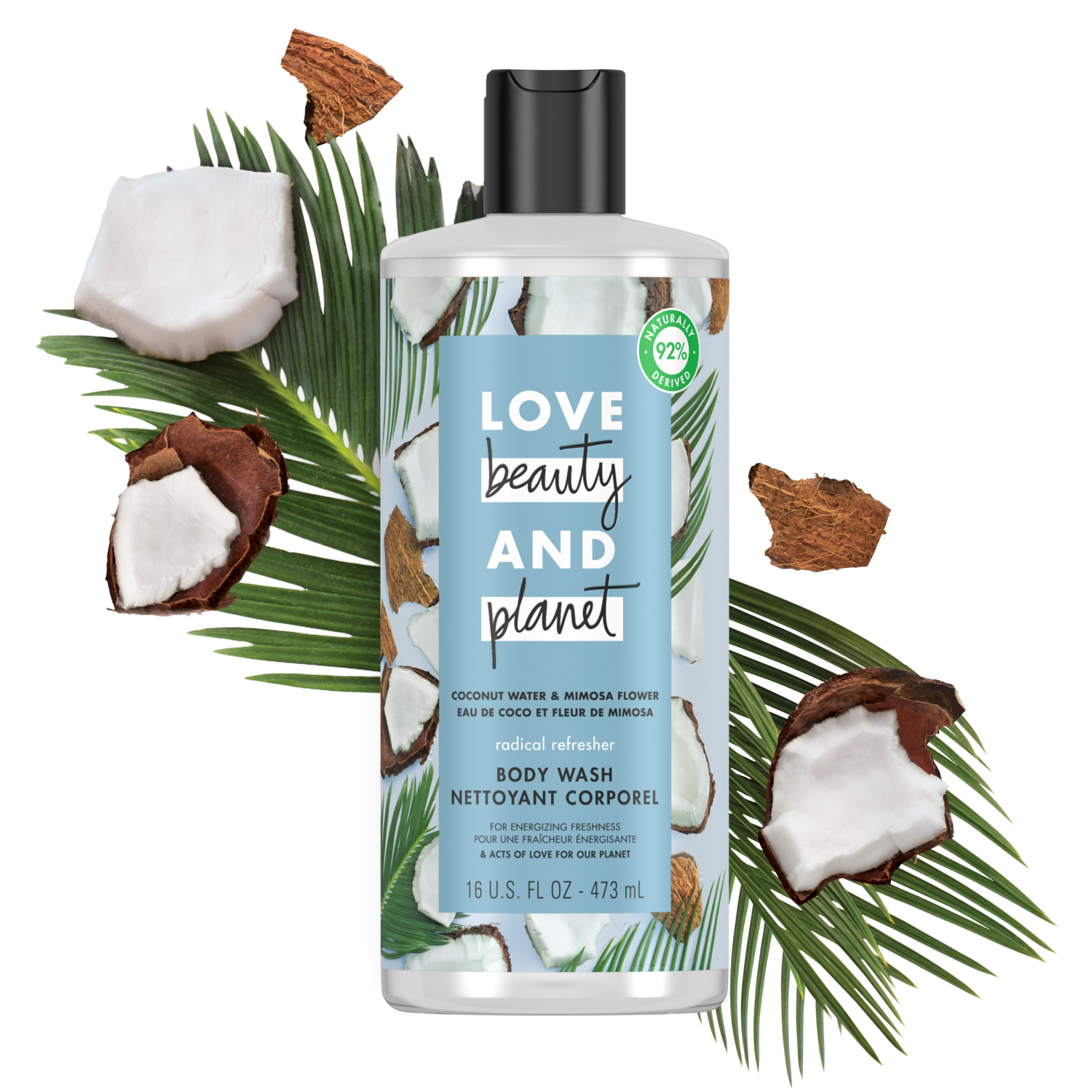 Love Beauty and Planet Body Wash, Coconut Water & Mimosa Flower