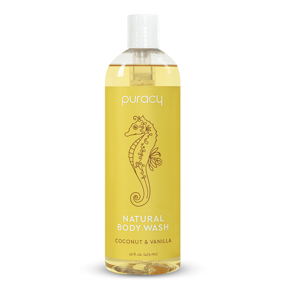 Puracy Natural Body Wash, Coconut & Vanilla