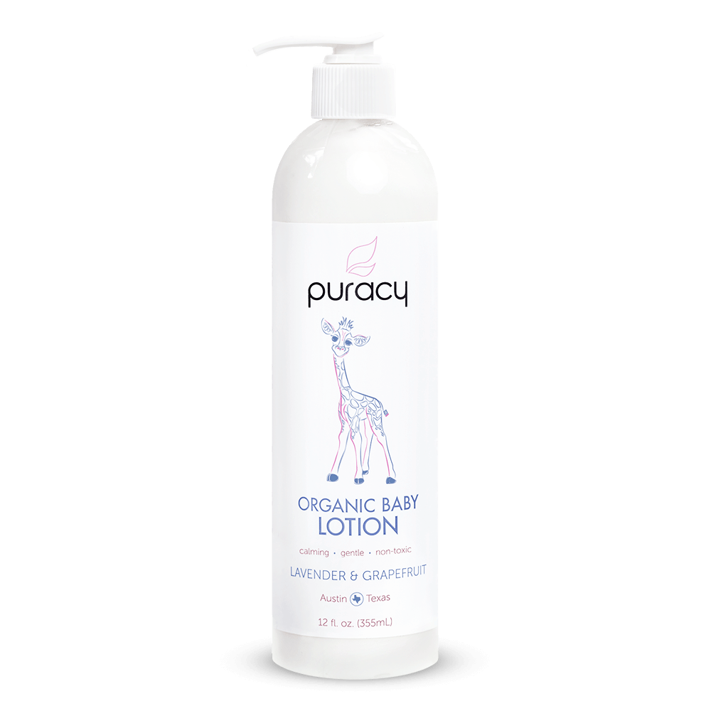 Puracy Organic Baby Lotion, Lavender & Grapefruit