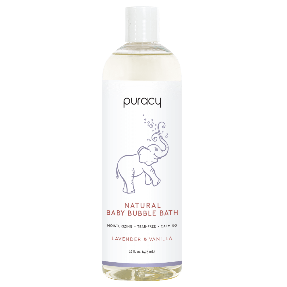 Puracy Natural Baby Bubble Bath, Lavender & Vanilla