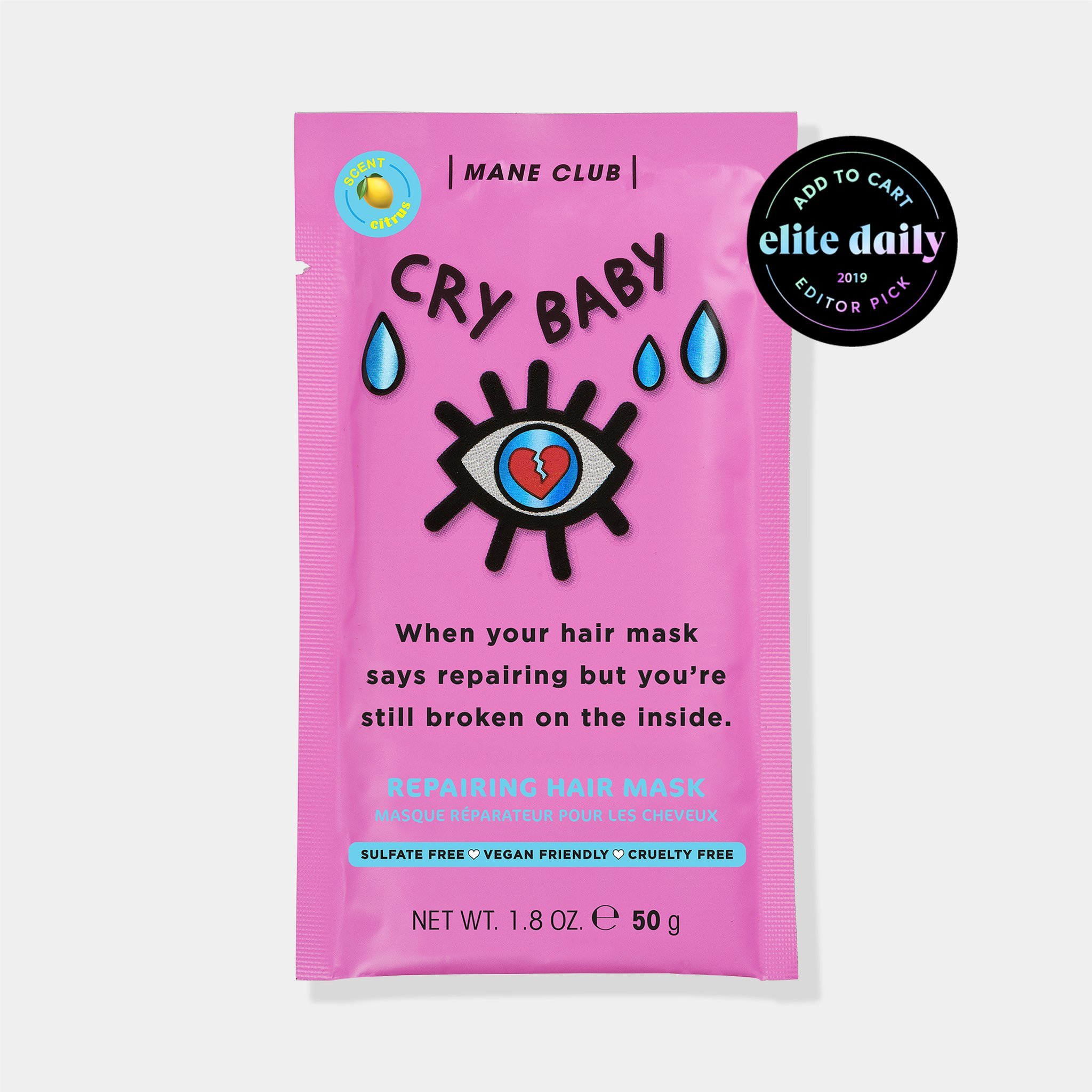 Mane Club NYC CRY BABY Repairing Hair Mask