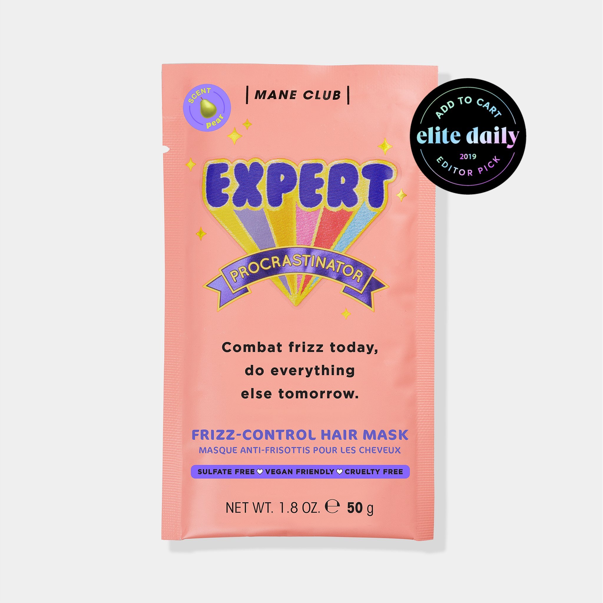 Mane Club NYC EXPERT PROCRASTINATOR Frizz Control Hair Mask