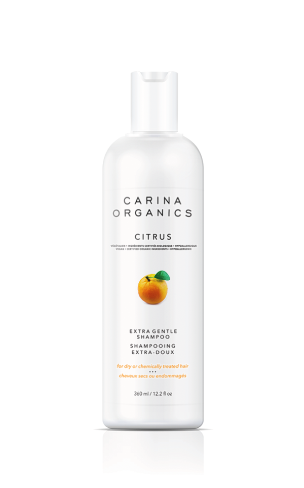 Carina Organics Extra Gentle Shampoo, Citrus