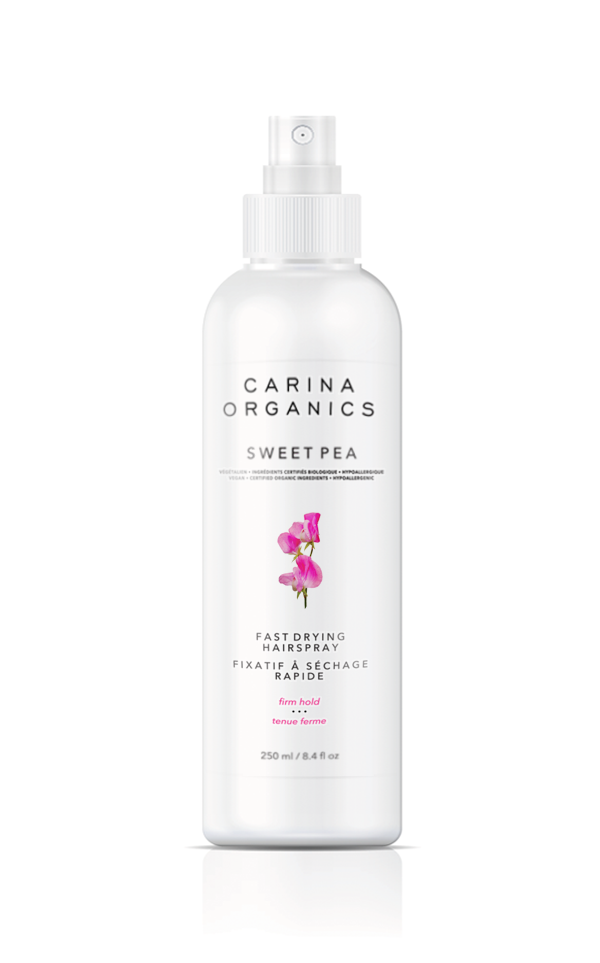 Carina Organics Fast Drying Hairspray, Sweet Pea