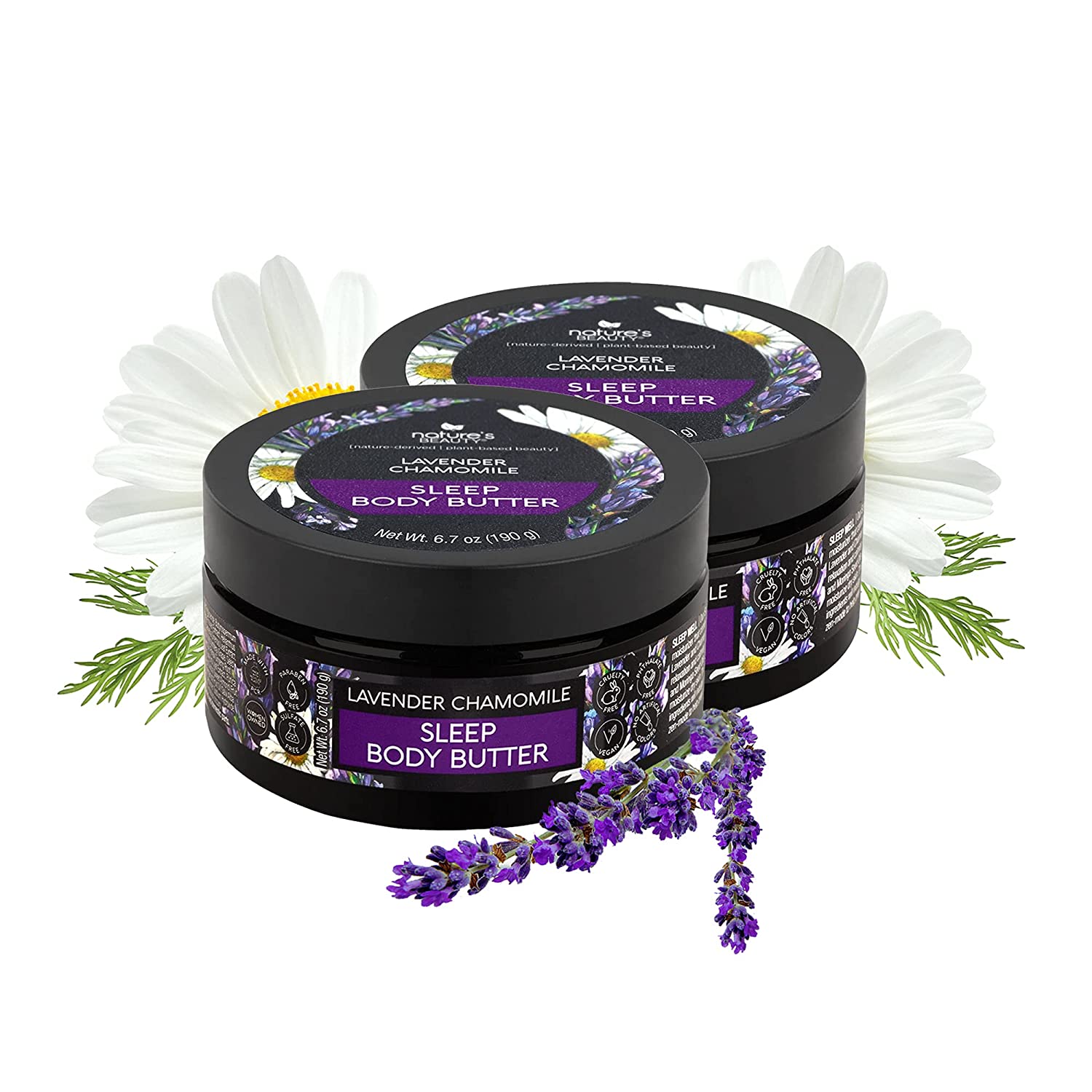 Nature's Beauty Sleep Body Butter, Lavender Chamomile