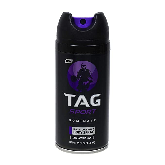 Tag Sport Dominate Long Lasting Scent Fine Fragrance Body Spray