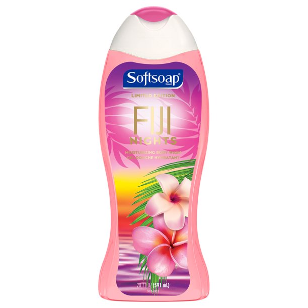 Softsoap Limited Edition Fiji Nights Moisturizing Body Wash, Red Berries & Hibiscus