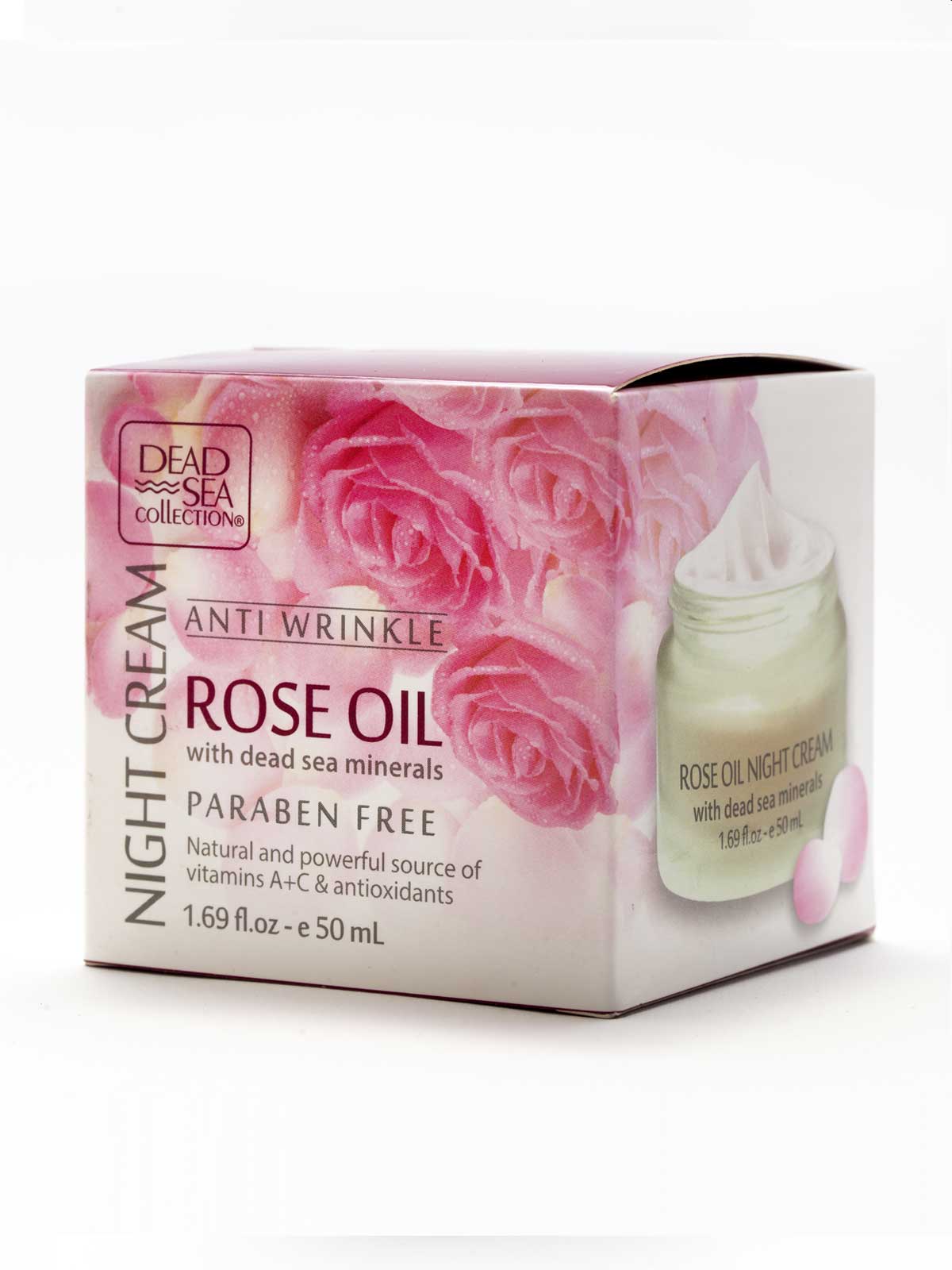 Dead Sea Collection Anti Wrinkle Rose Oil Night Cream