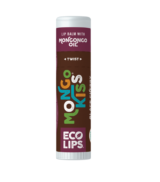 Eco Lips Mongo Kiss Lip Balm, Black Cherry