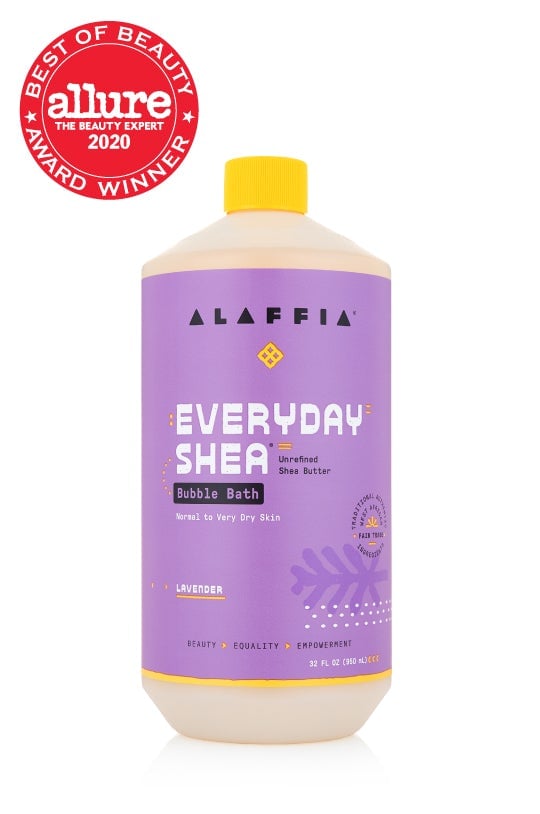 Alaffia Everyday Shea Bubble Bath, Lavender