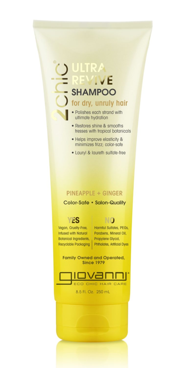 Giovanni 2 Chic Ultra Revive Shampoo for Dry, Unruly Hair, Pineapple + Ginger